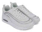 Women's White Bubble Athletic Sneaker