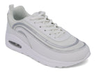 Women's White Bubble Athletic Sneaker