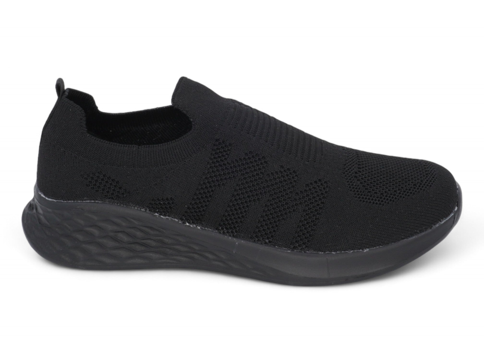 Women's Black Flyknit Step-In Sneaker