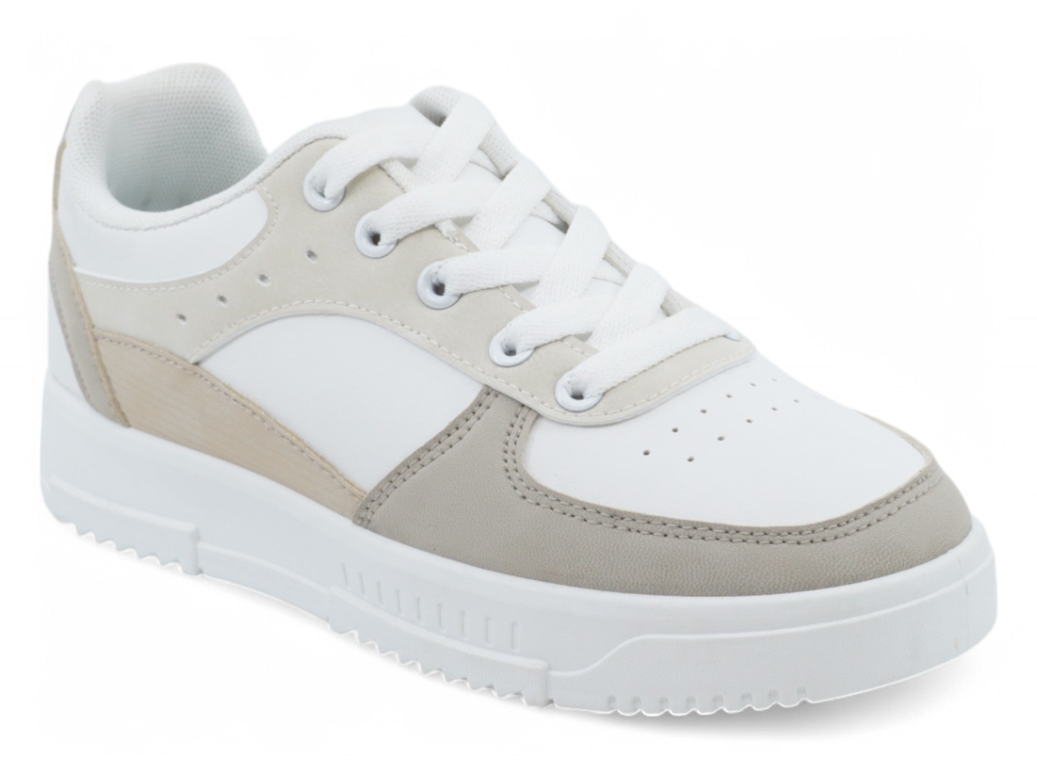 Women's Beige Delanie Court Sneaker