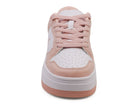 Women's Pink & White Platform Court Sneaker