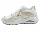 Women's Beige & Gold Bubble Athletic Sneaker