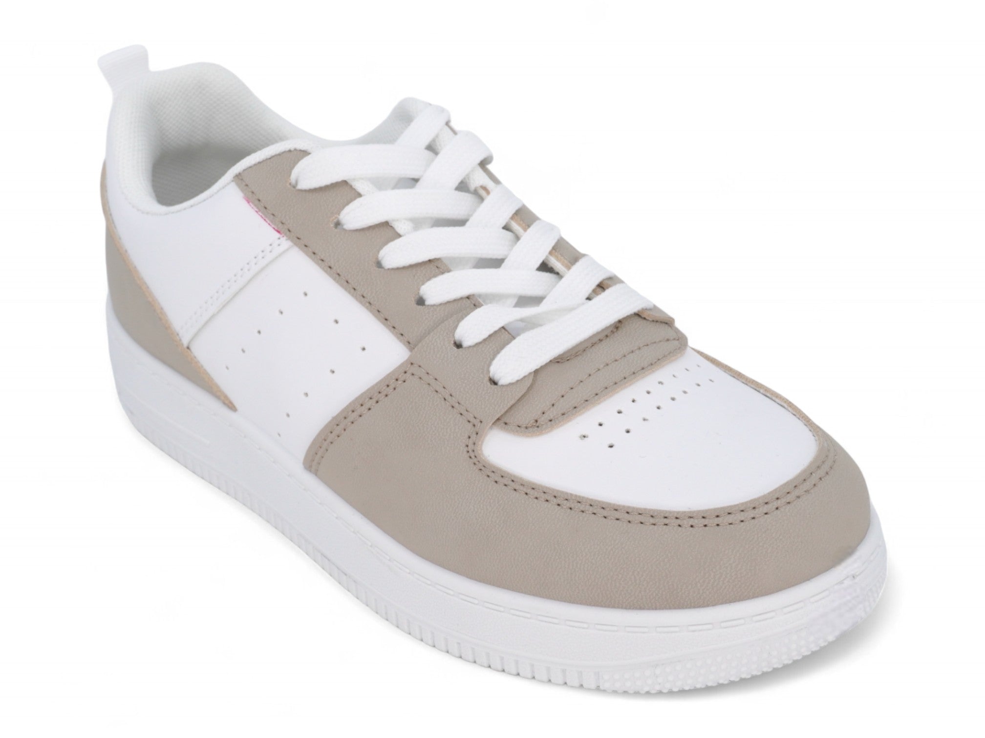 Women's Taupe Court Side Sneaker