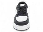 Women's Black & White Court Side Platform Sneaker