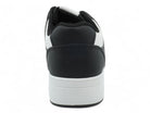 Women's Black & White Court Side Platform Sneaker