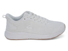 Women's White Gum Sole Fly Knit Sneaker