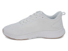 Women's White Gum Sole Fly Knit Sneaker
