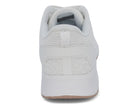 Women's White Gum Sole Fly Knit Sneaker