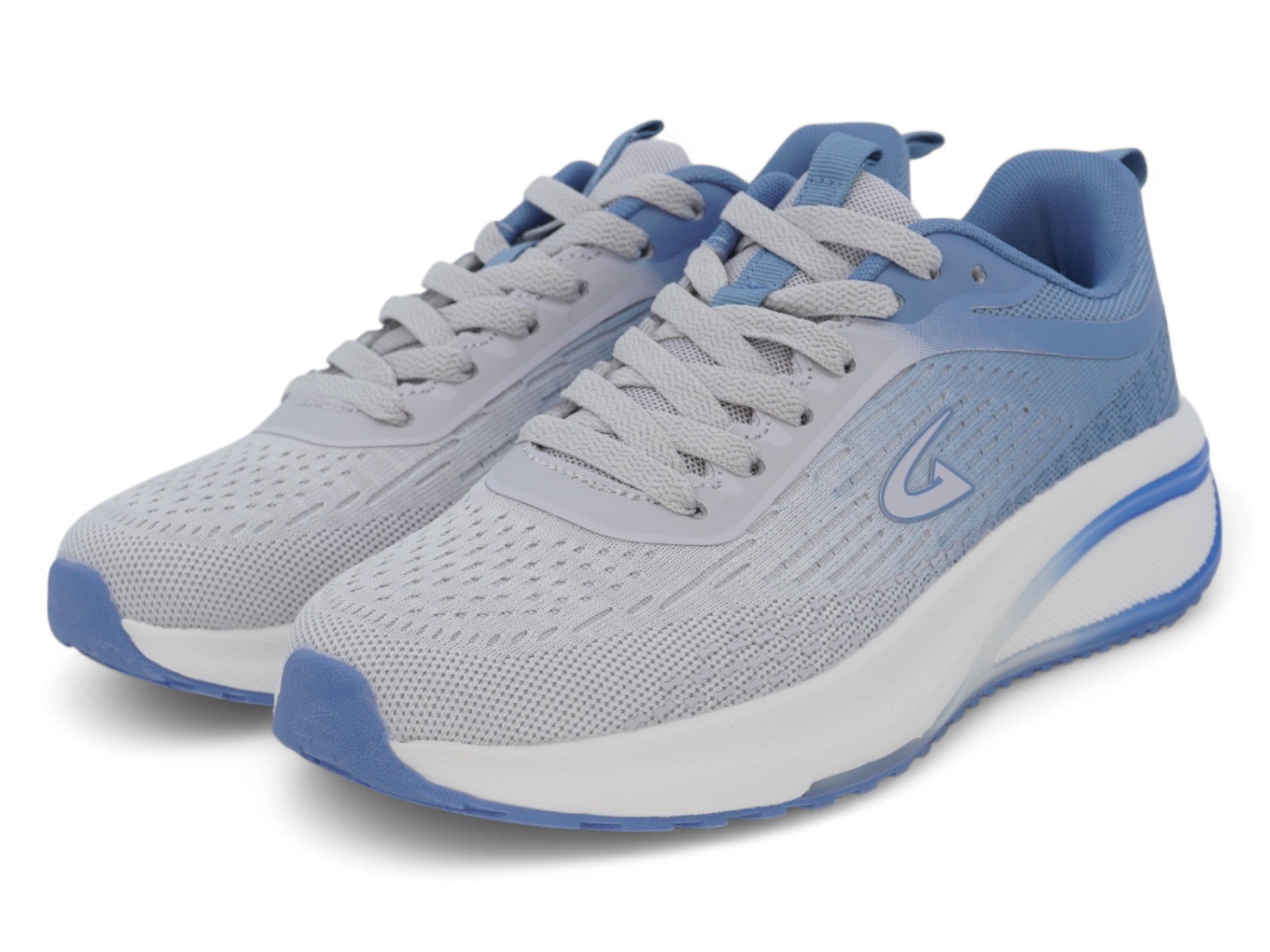 Women's Blue & White Ombré Athletic Sneaker