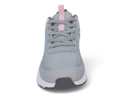 Women's Gray & Pink Fly Knit Athletic Sneaker