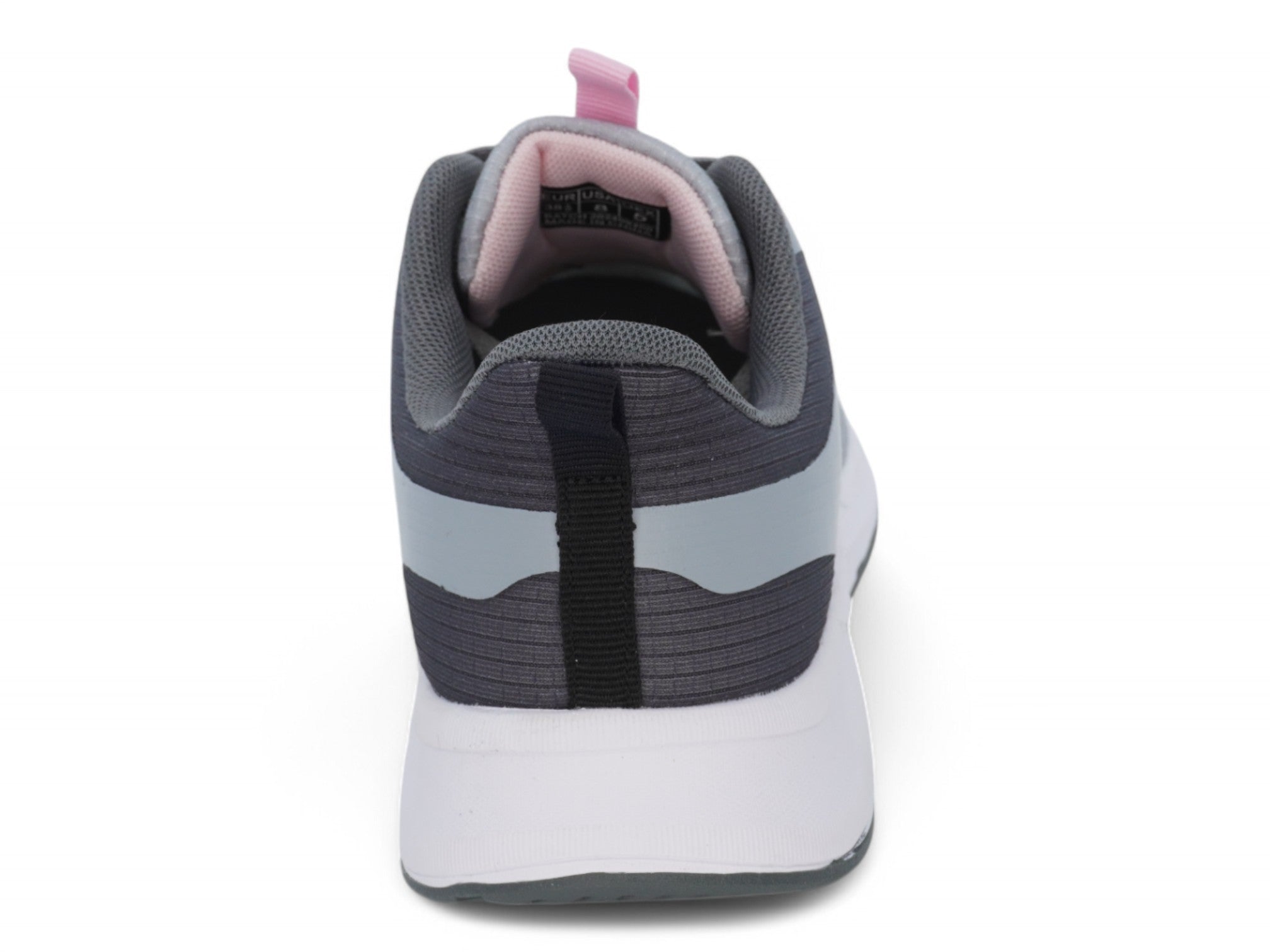 Women's Gray & Pink Fly Knit Athletic Sneaker