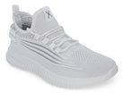 Women's White Peppered Flyknit Athletic Sneaker