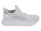 Women's White Peppered Flyknit Athletic Sneaker