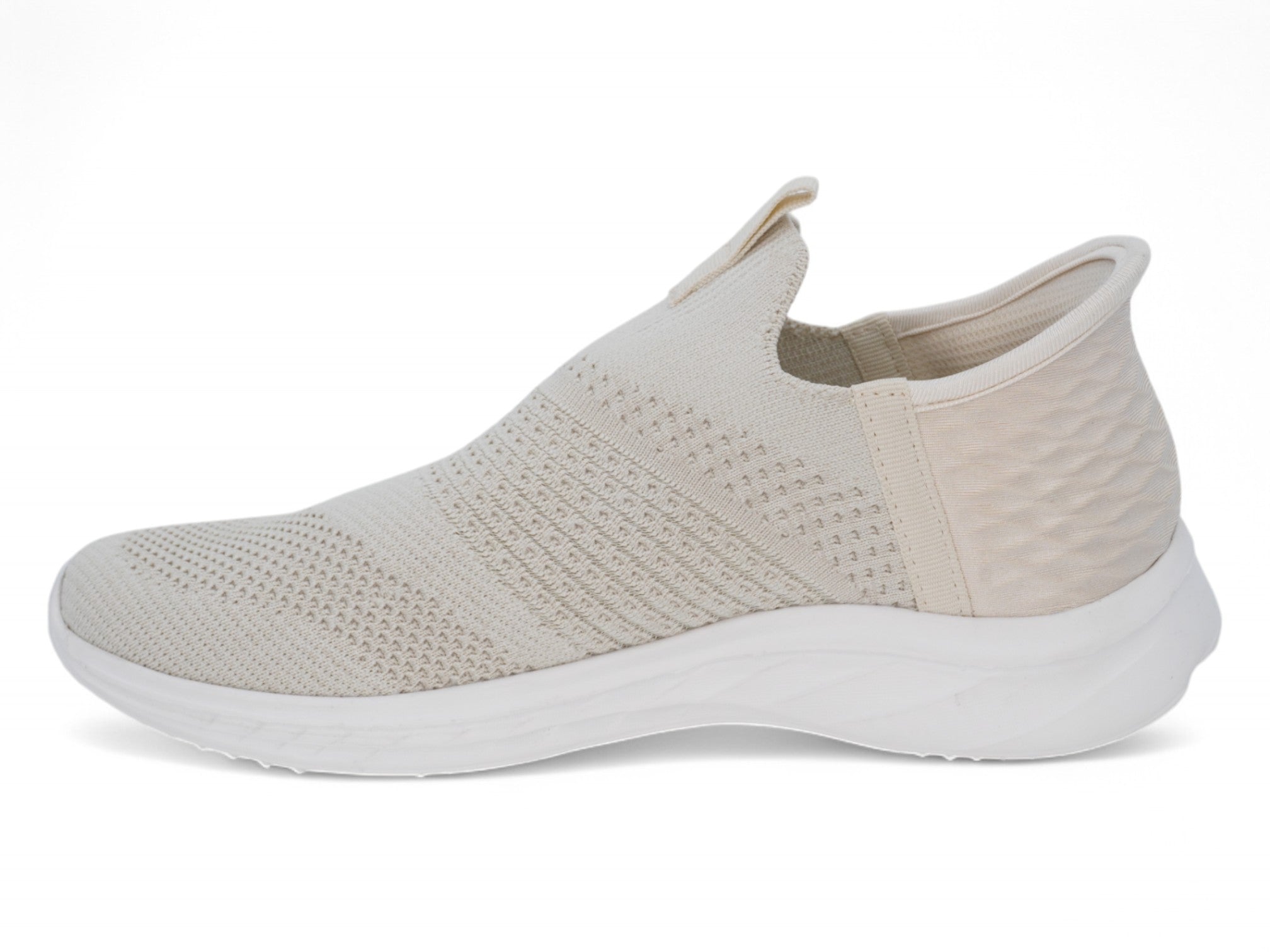 Women's Beige Step-In Sneaker