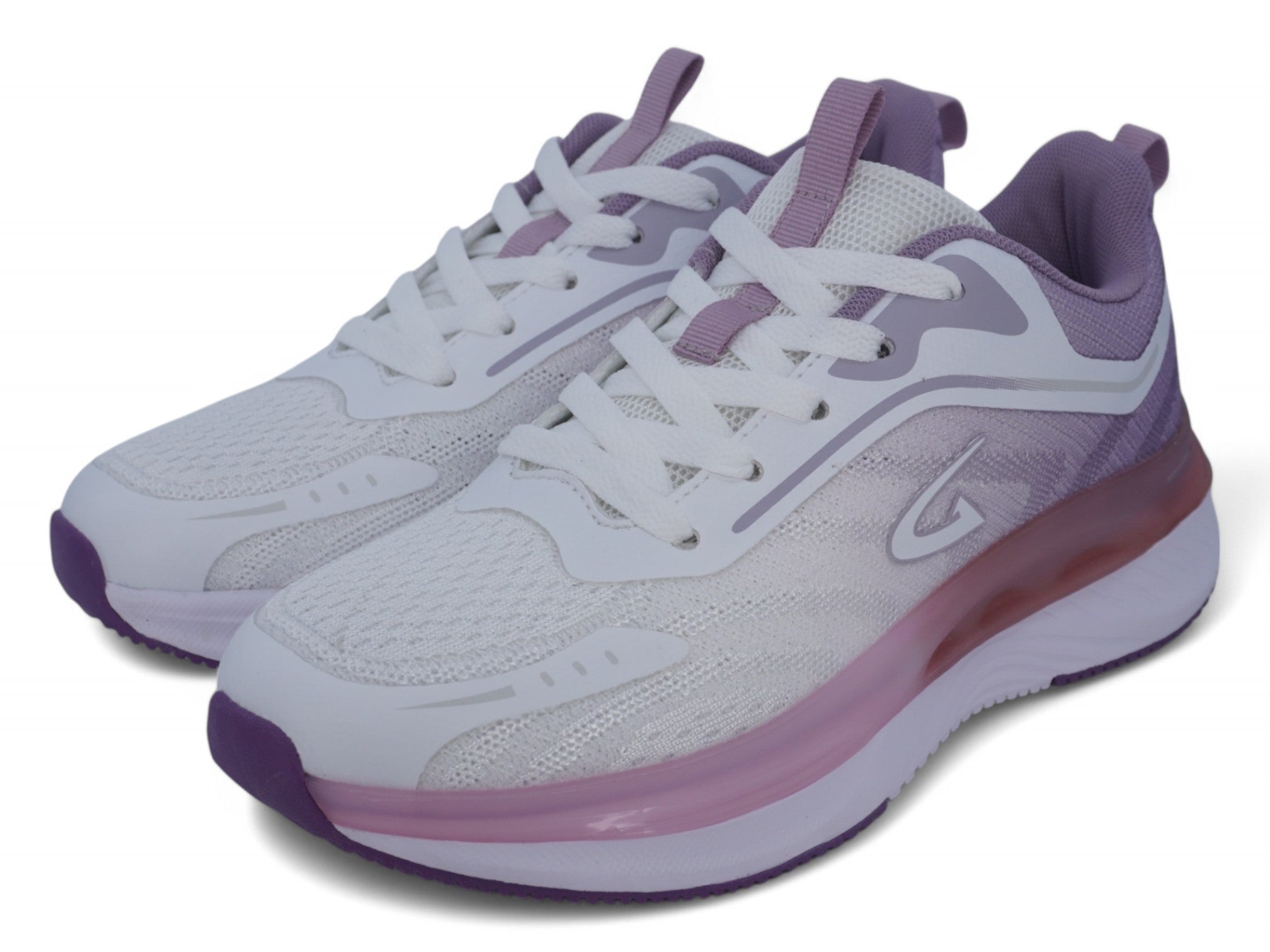 Women's Icy Mauve & White Athletic Sneaker