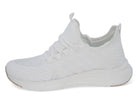 Women's White Mesh Bubble Sneaker