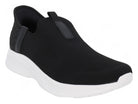 Women's Black Breathable Step-In Sneaker