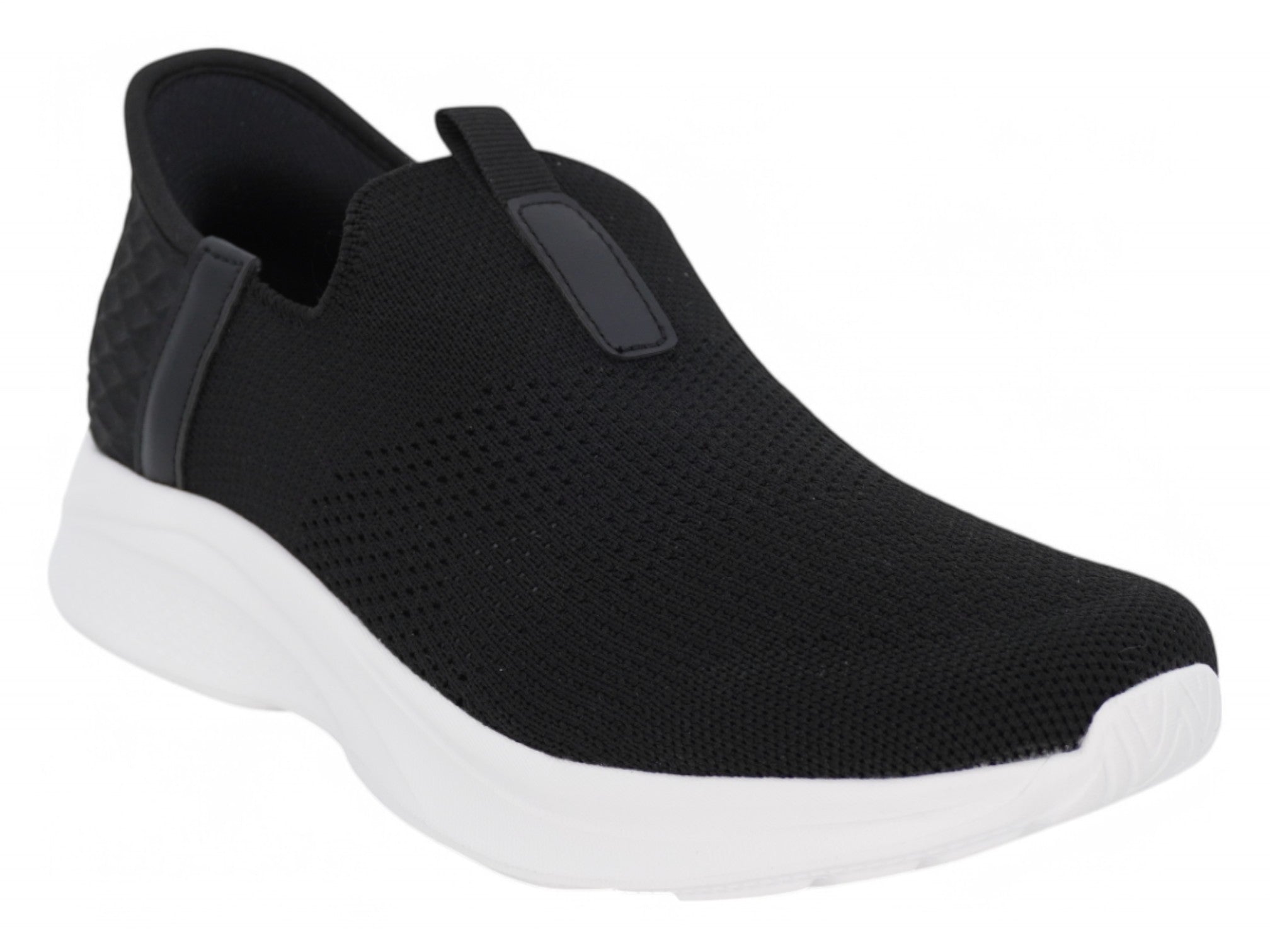 Women's Black Breathable Step-In Sneaker