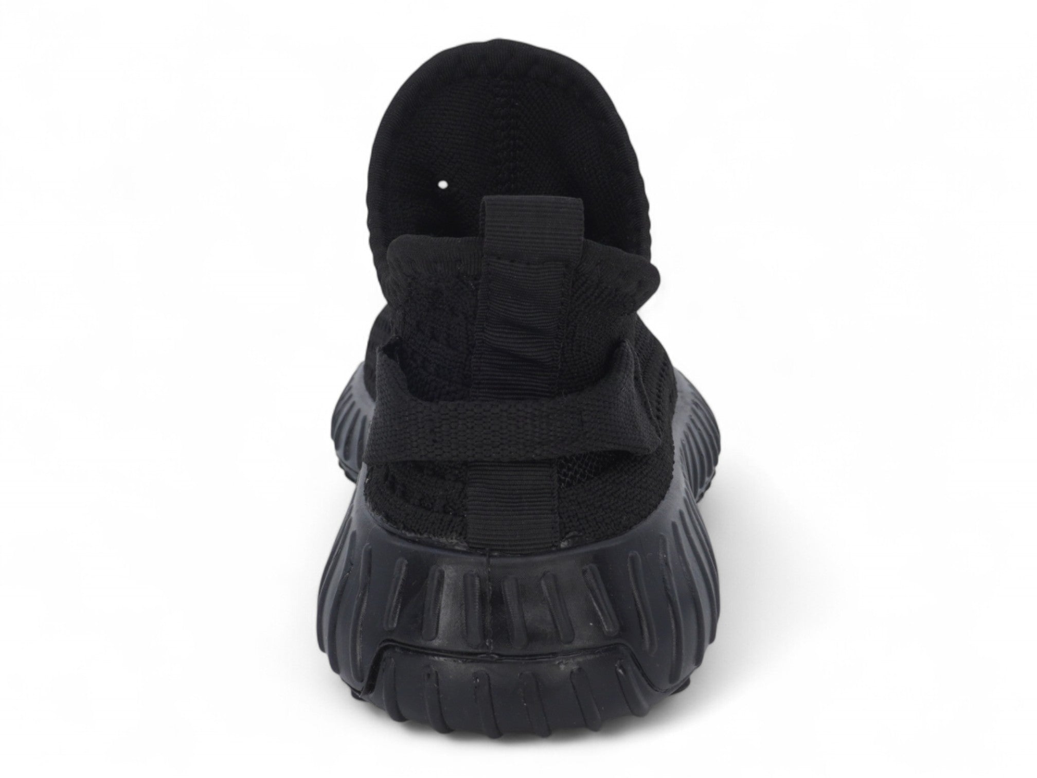 Women's Black Sporty Fly Knit Sneaker