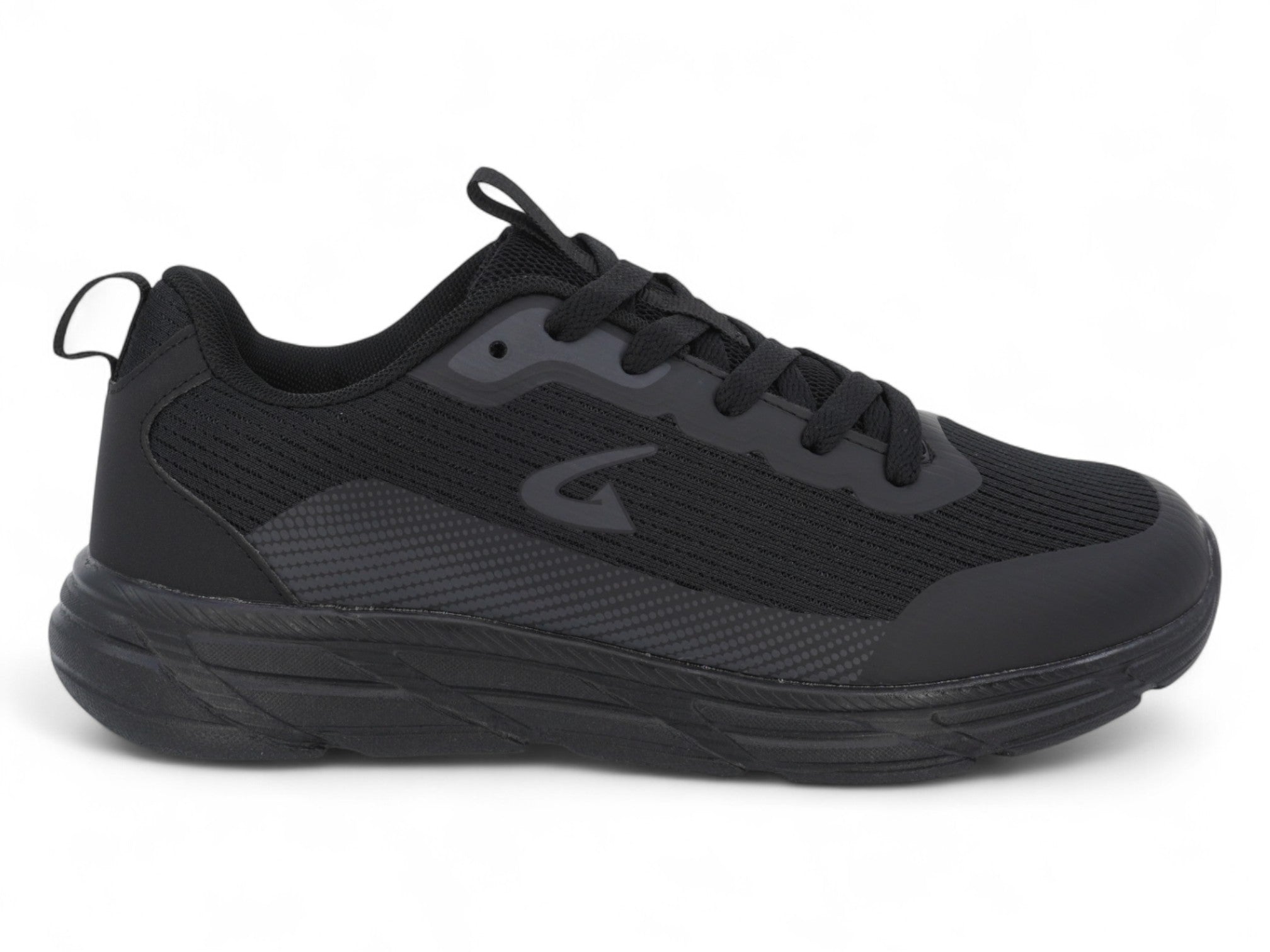 Women's Black Mesh Triple Black Jogger