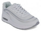 Women's White & Gray Bubble Athletic Sneaker