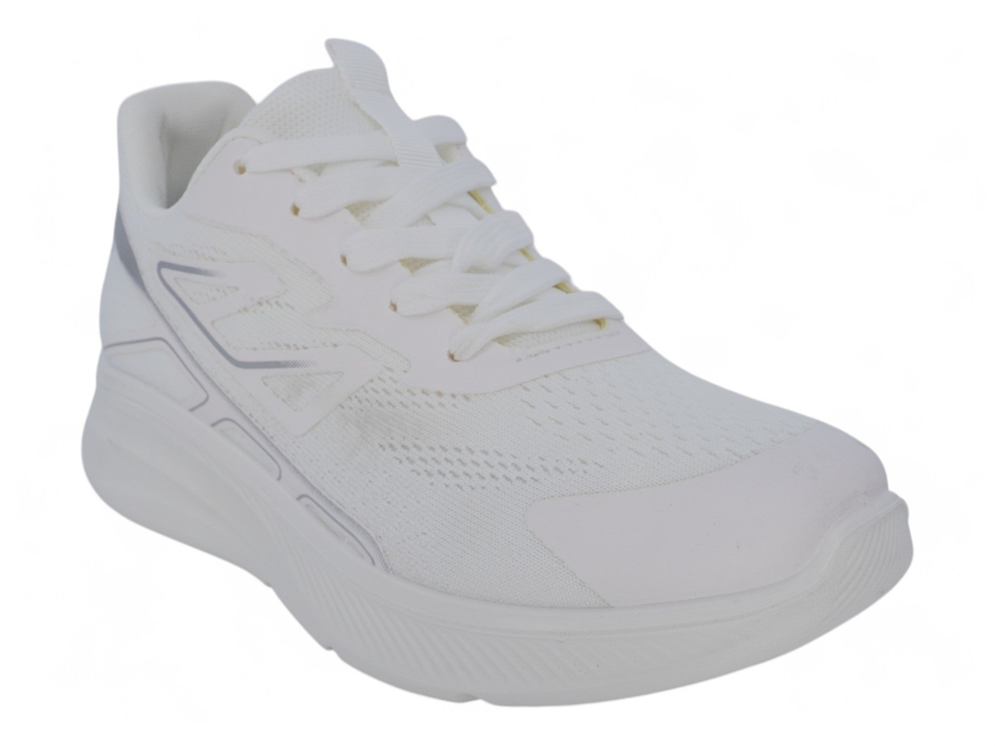 Women's White Foam Padded Athletic Sneaker