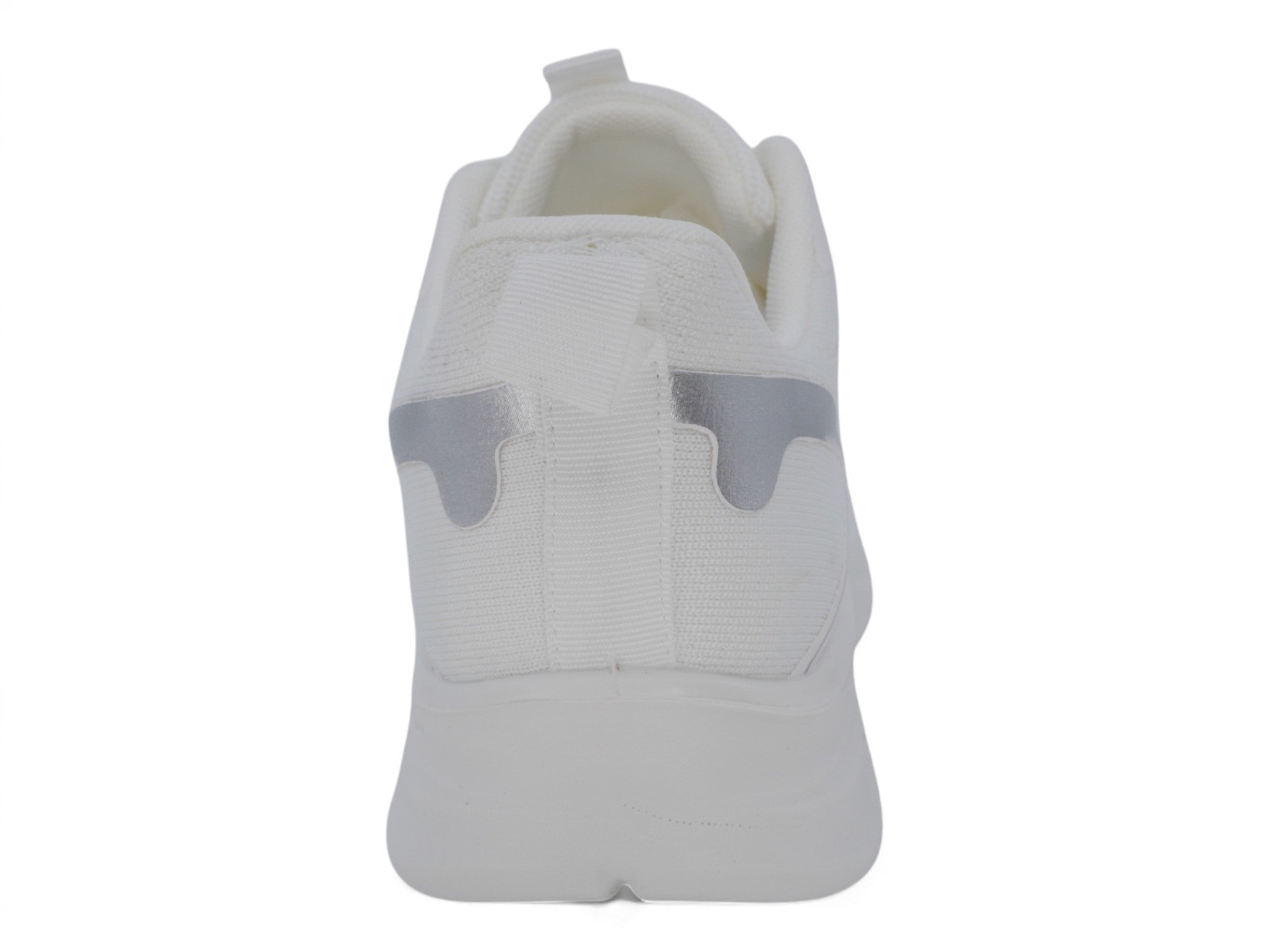 Women's White Foam Padded Athletic Sneaker