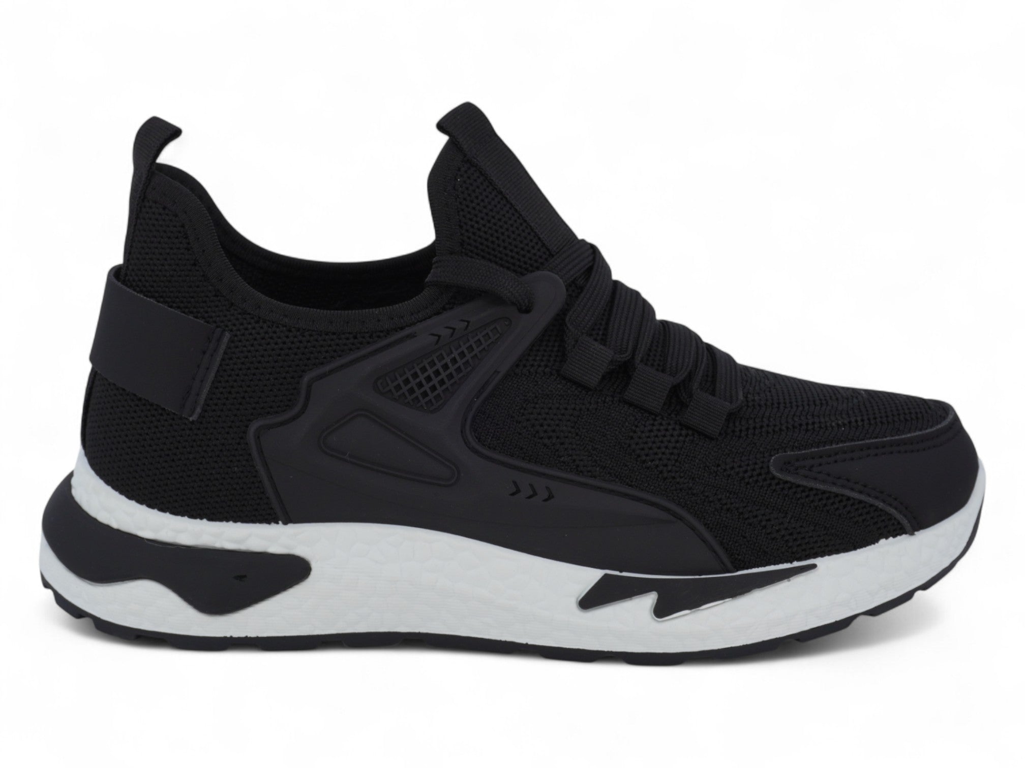 Women's Black Sport Fly Knit Sneaker