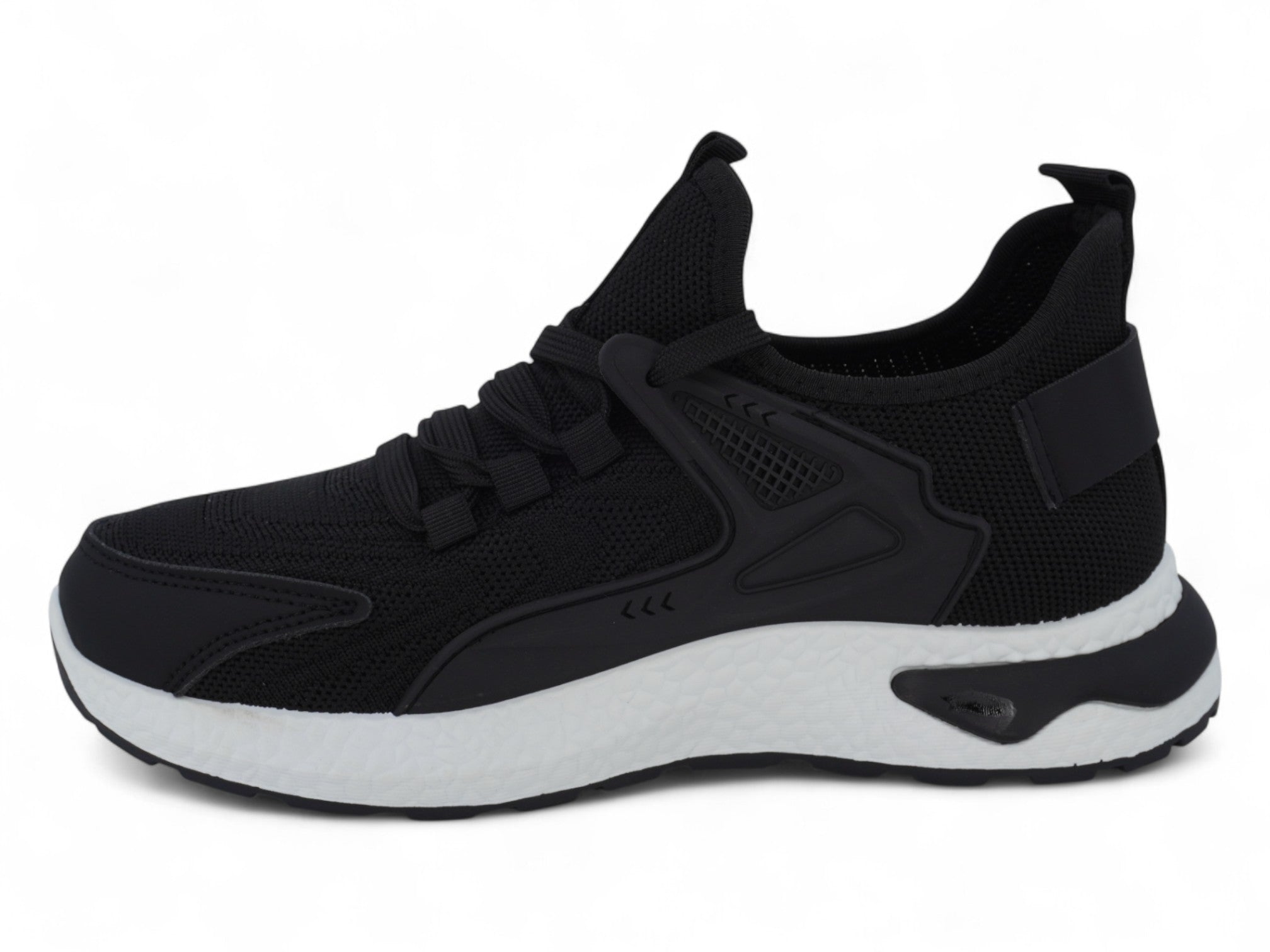 Women's Black Sport Fly Knit Sneaker