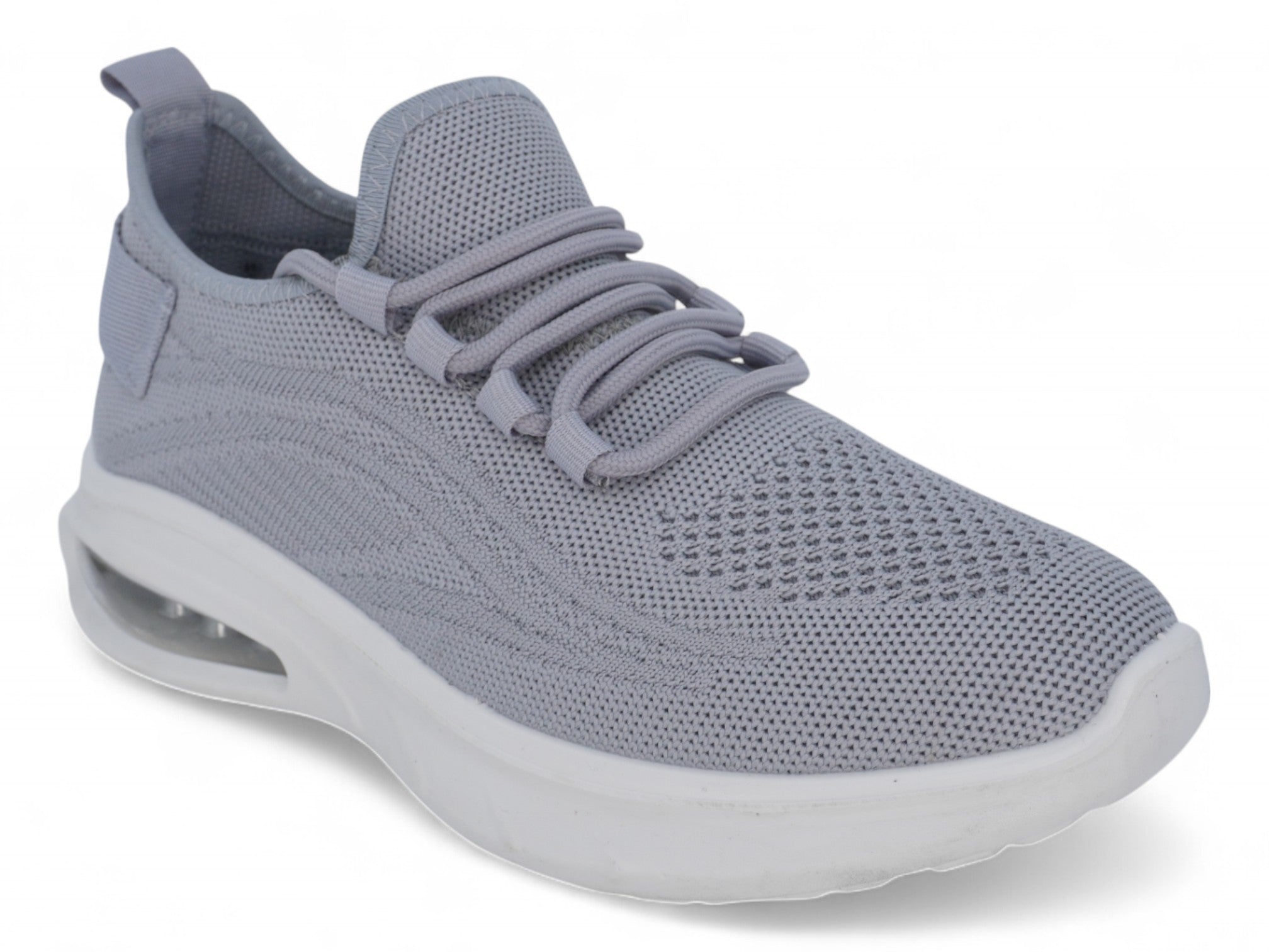 Women's Gray Fly Knit Bubble Sneaker