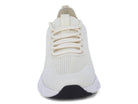 Women's Cream Low Cut Fly Knit Sneaker