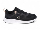 Women's Black & Rose Gold Mesh Sneaker