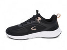 Women's Black & Rose Gold Mesh Sneaker