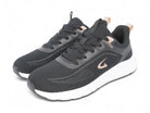 Women's Black & Rose Gold Mesh Sneaker