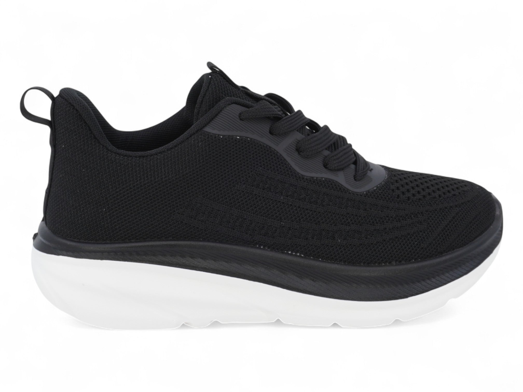 Women's Black Cyberstep Athletic Sneaker