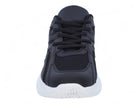 Women's Black Mesh & Vegan Leather Sport Sneaker