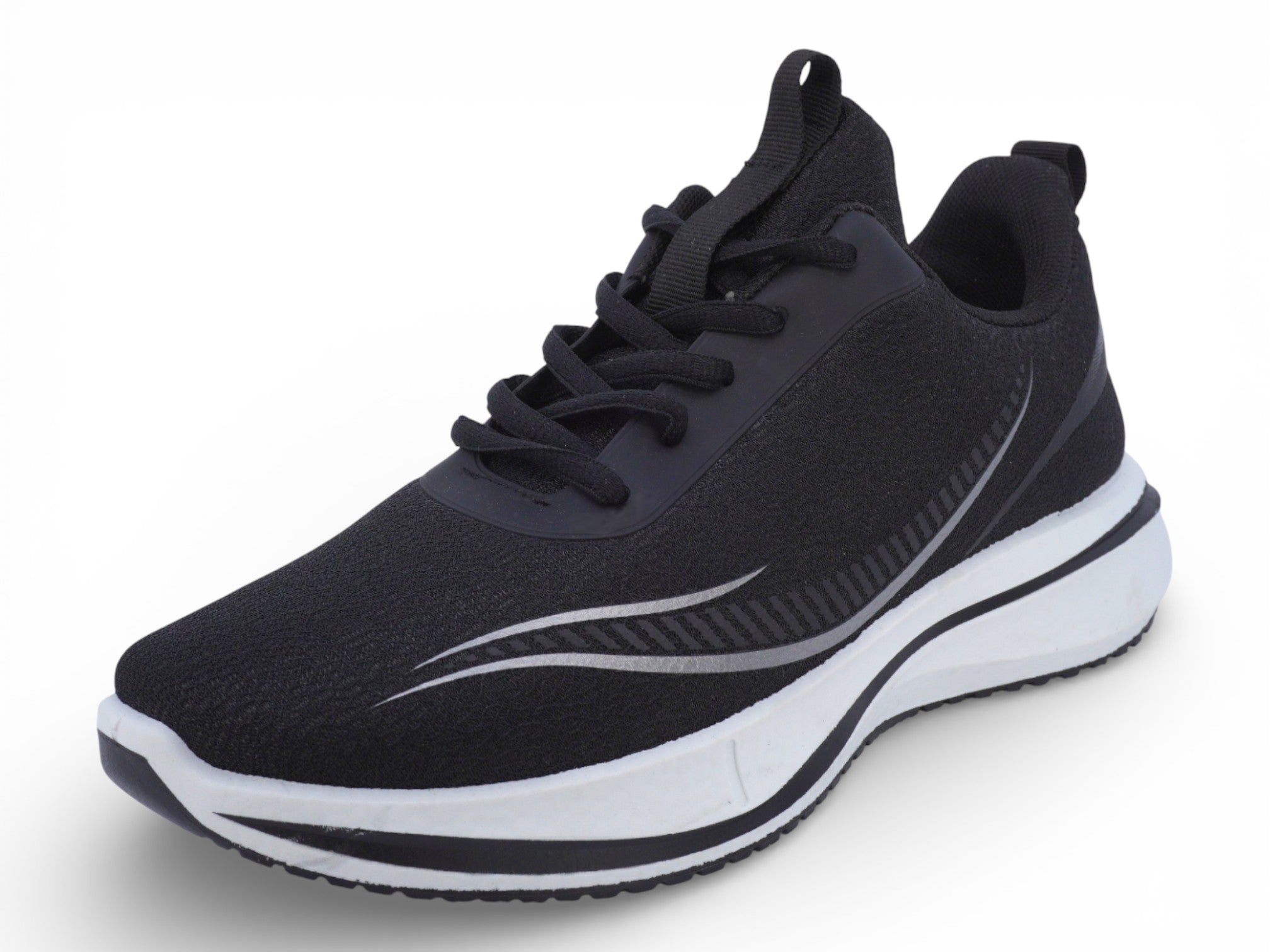Women's Black Nitro Mesh Sneaker