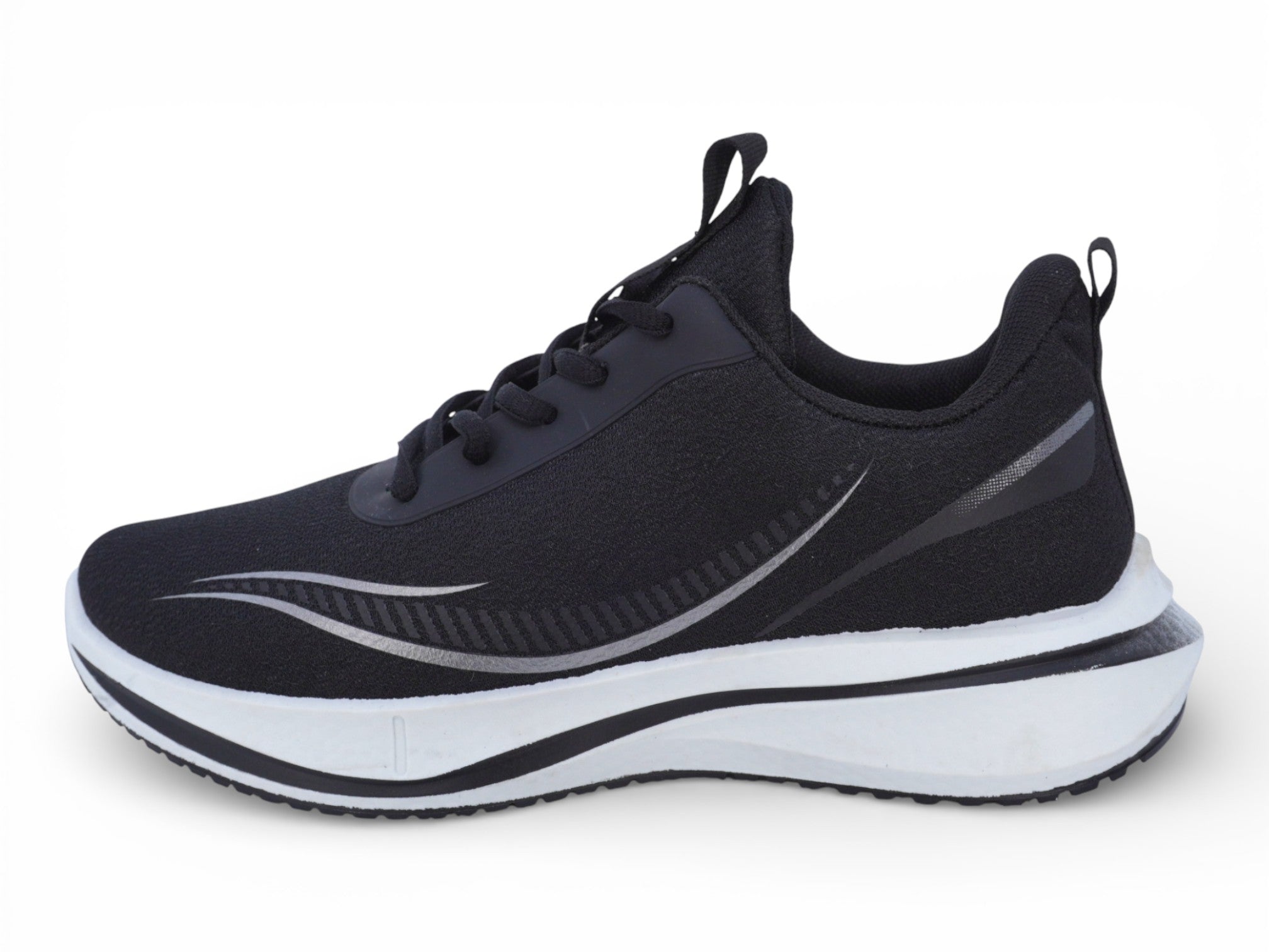 Women's Black Nitro Mesh Sneaker