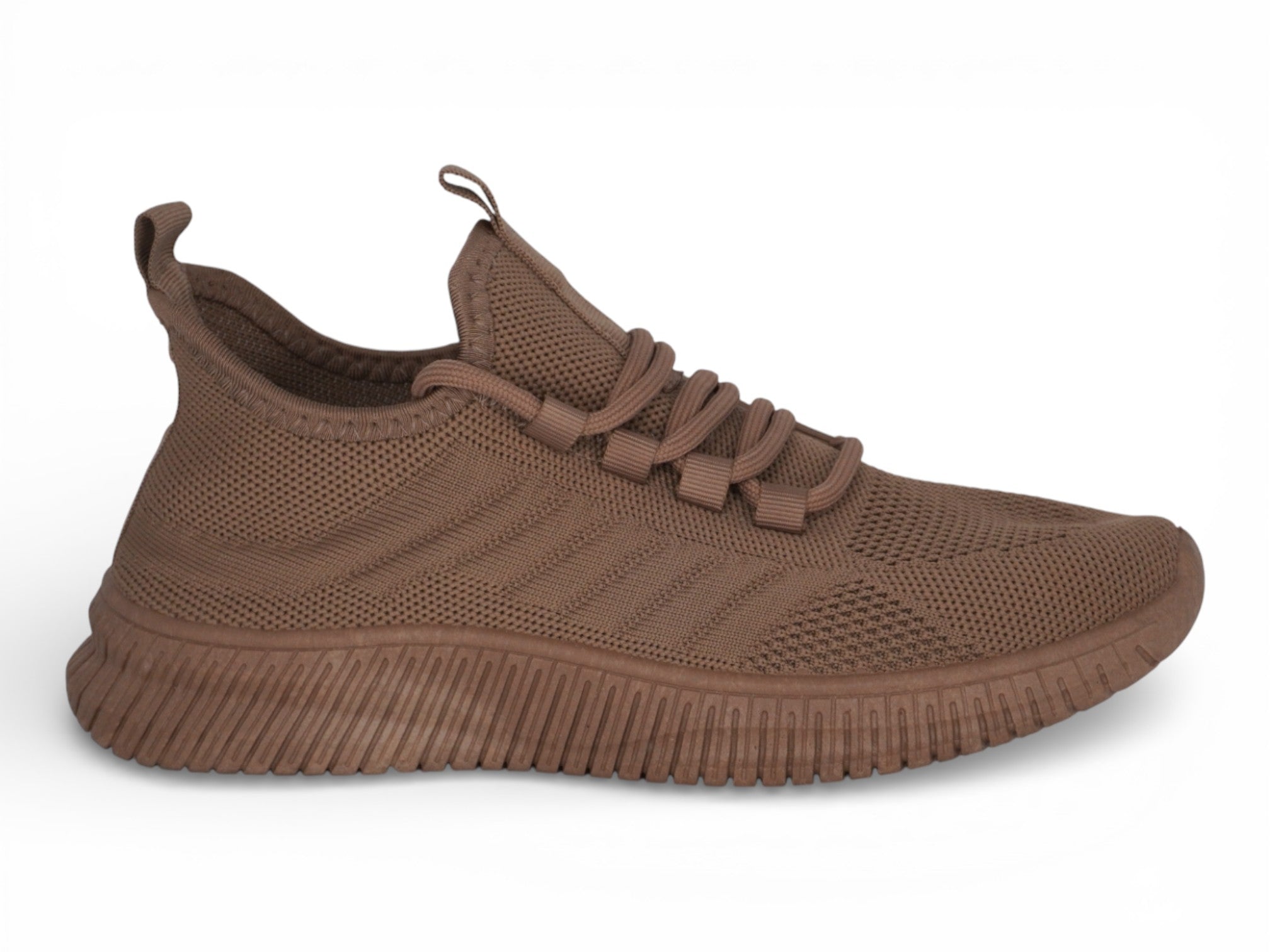 Women's Taupe Fly Knit 3.0 Athletic Sneaker