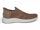 Women's Taupe Fly Knit Hands Free Sneaker