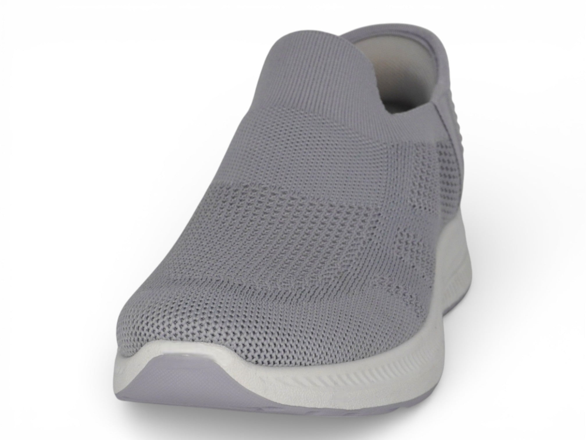 Women's Gray Fly Knit Hands Free Sneaker