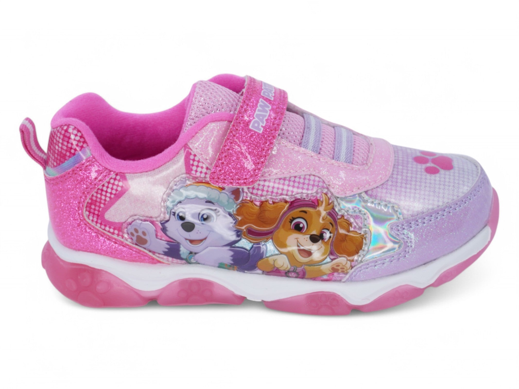 Girls Pink Paw Patrol Velcro Sneaker