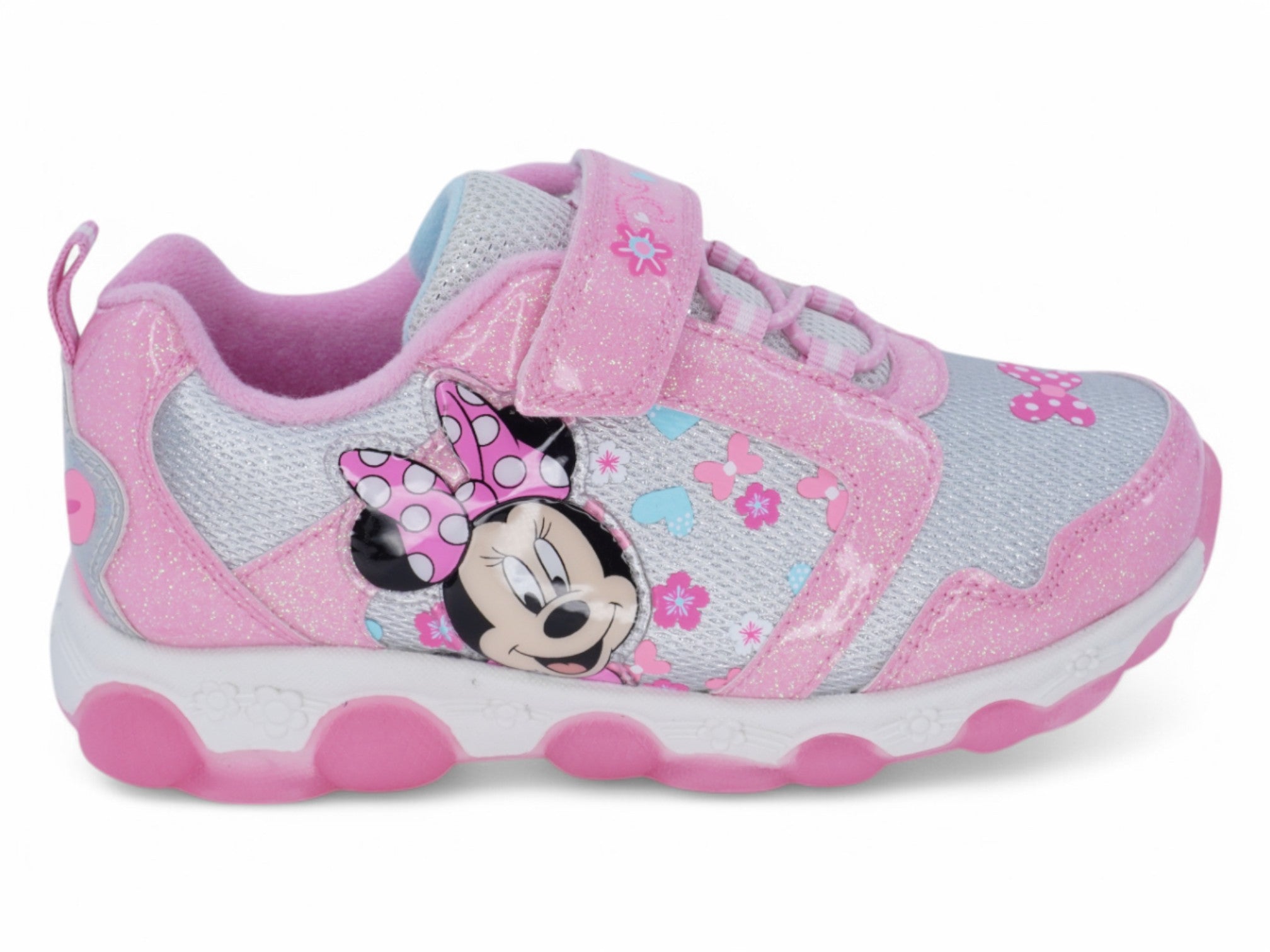 Toddler Pink & Silver Minnie Mouse Sneaker