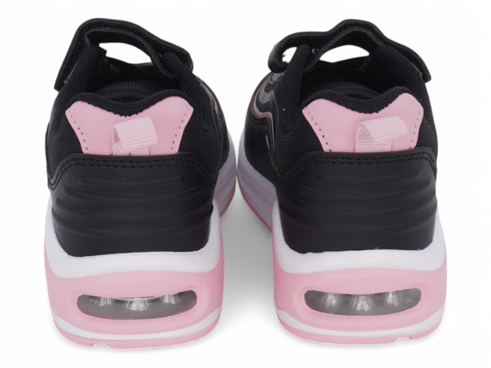 Toddler Black & Pink Bubble Sneaker