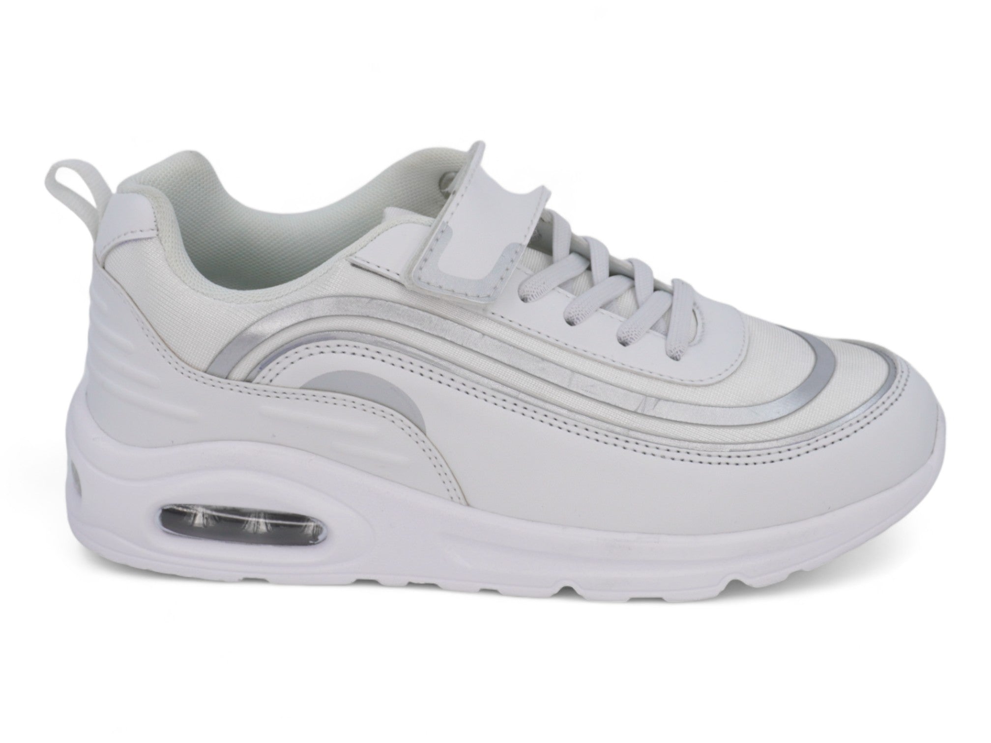 Toddler White Bubble Sneaker