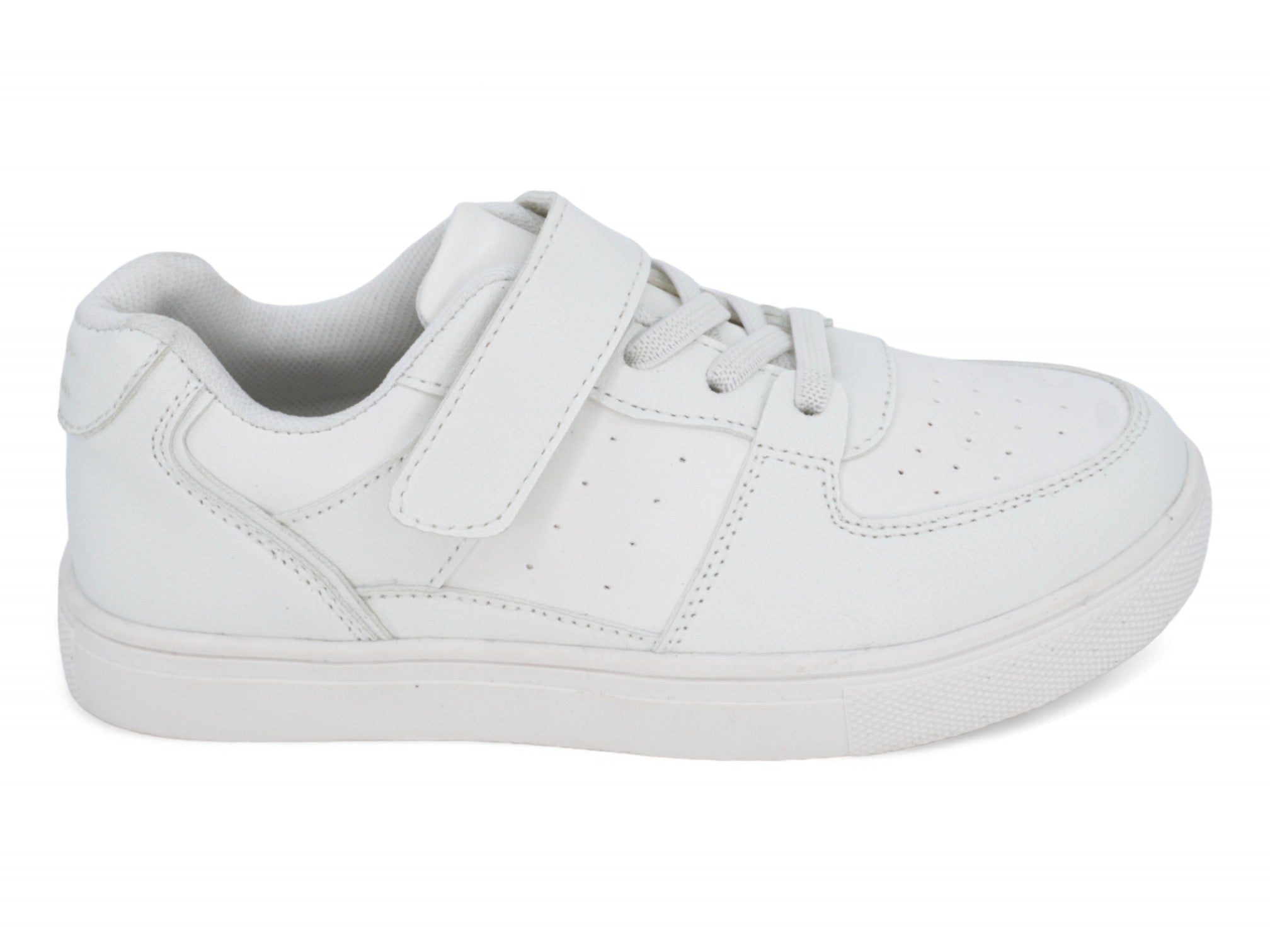 Girls White Courtside Sneaker