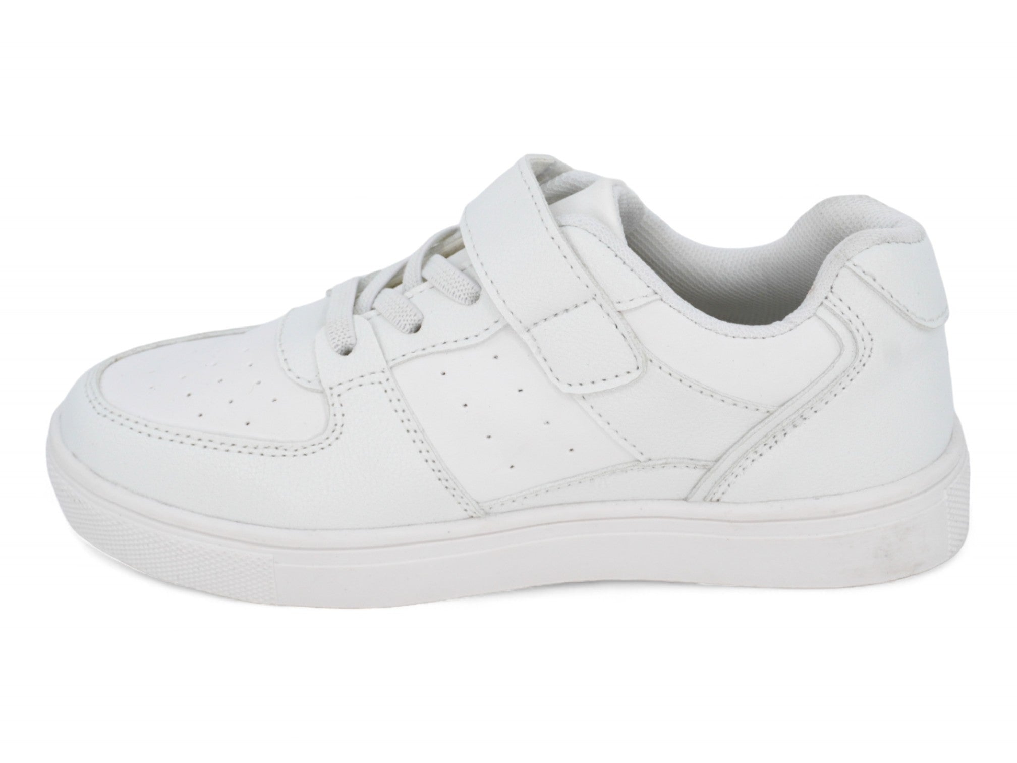 Girls White Courtside Sneaker