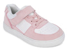 Girls Pink & White Courtside Sneaker