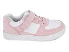 Girls Pink & White Courtside Sneaker