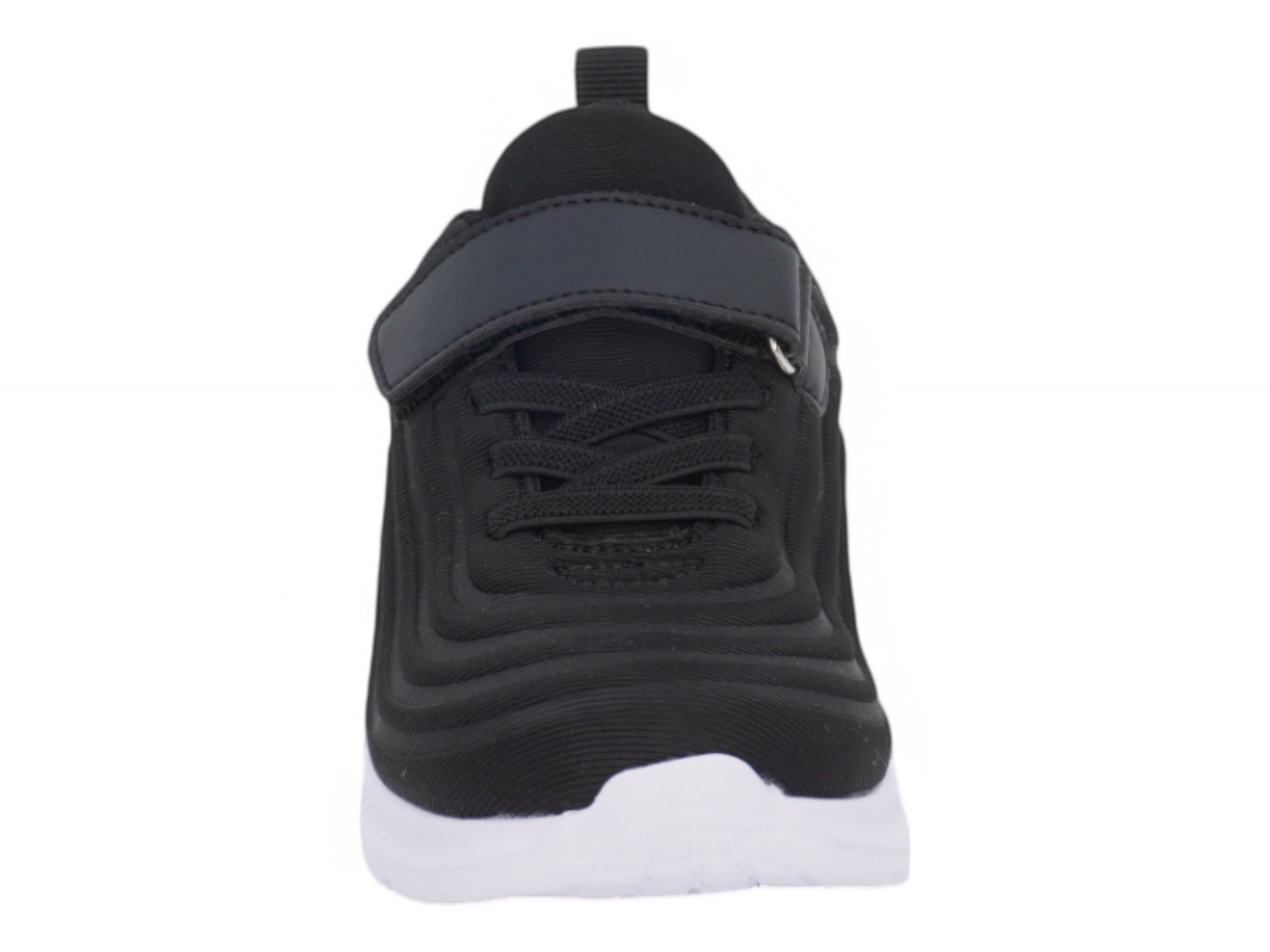 Toddler Black Lines Slip-On Sneaker